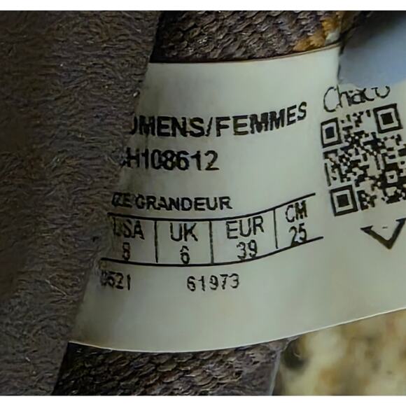 Chaco Chillos Flip Women Sadie Sparrow Size 8 - Picture 5 of 6